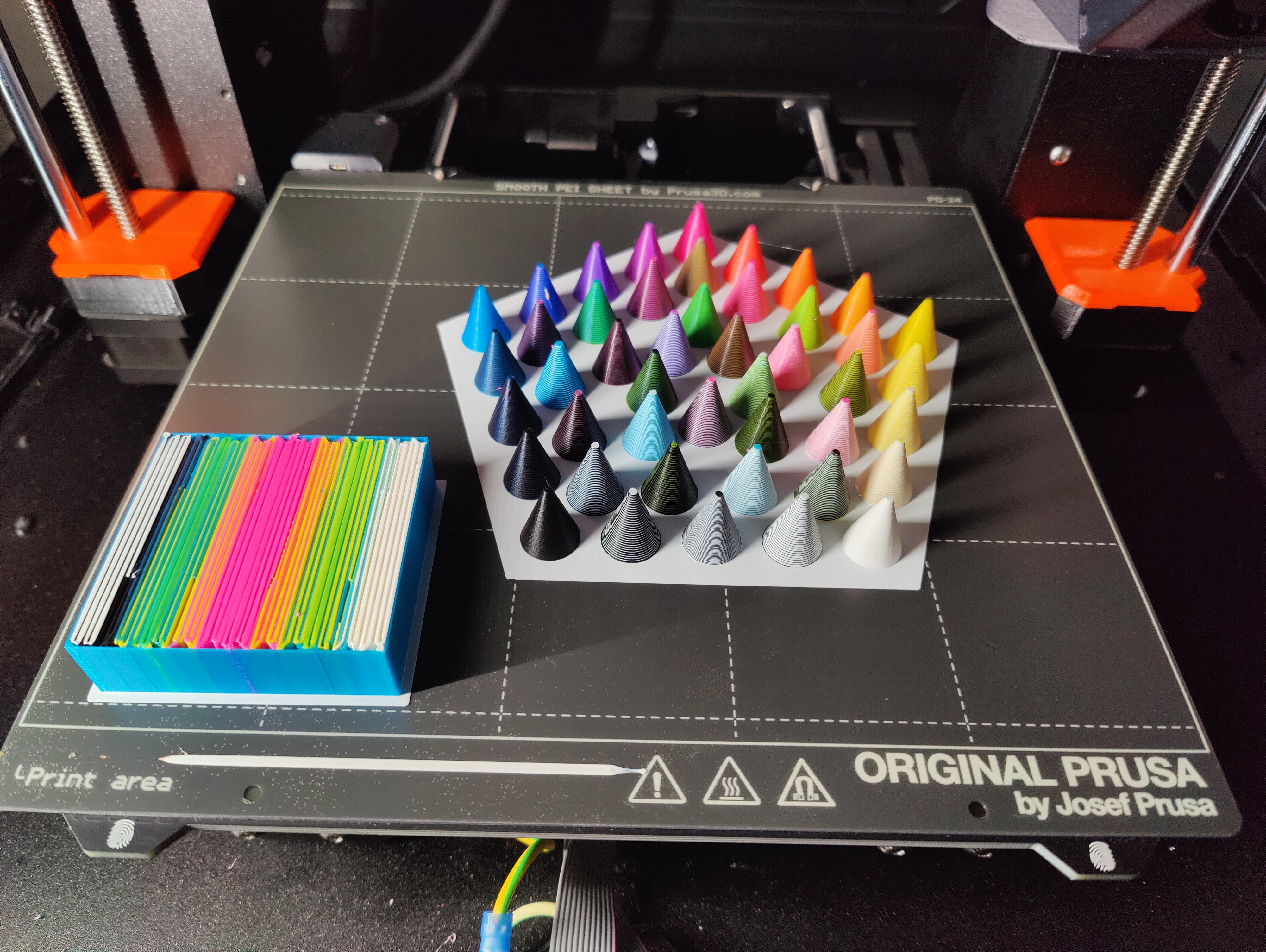 ColorMix Calibration Cones - Remix for MK4S with MMU3