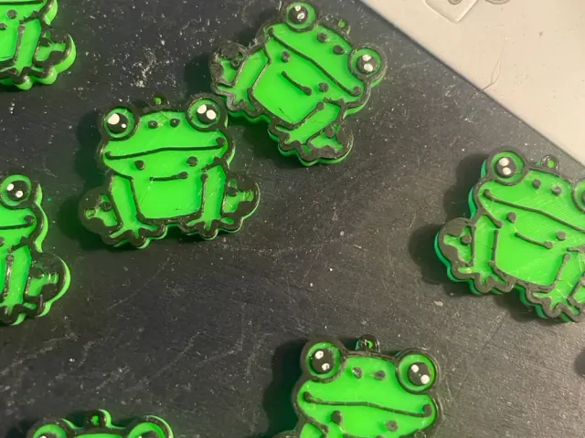 Frog earrings