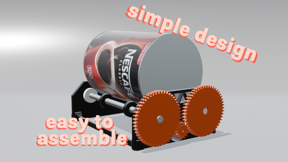 rotary tumbler simple and easy to assemble