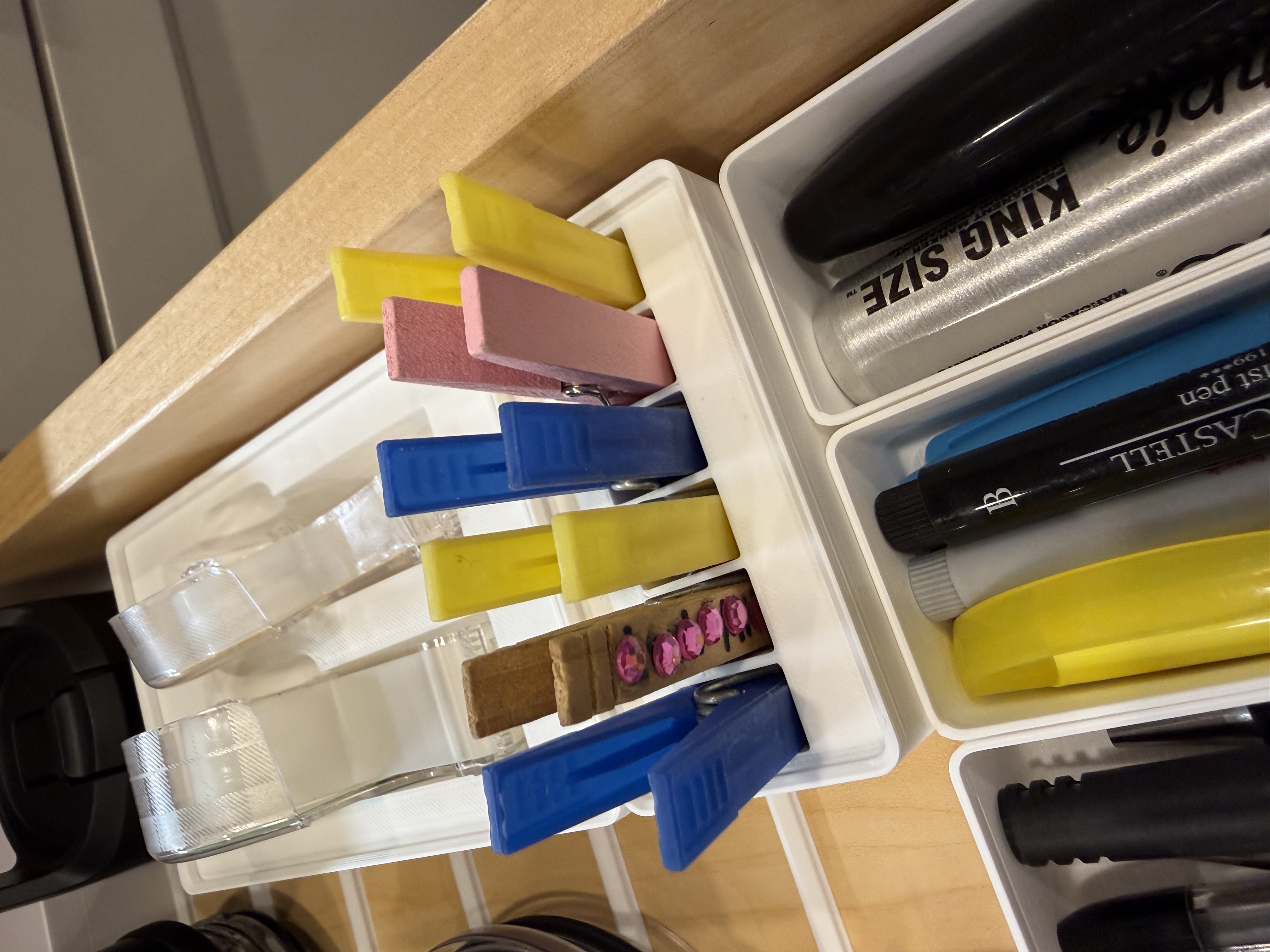 Gridfinity Clothespin Holder