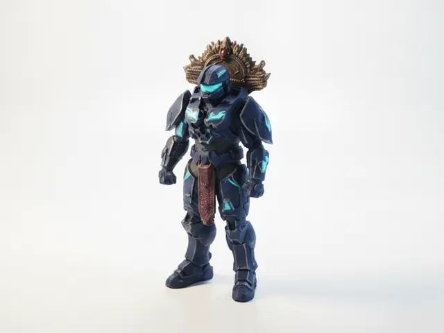 Master Chief Warrior Figurine Gaming 3D Printable