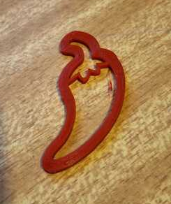 CHILE icon for fridge food containers to mark hot food
