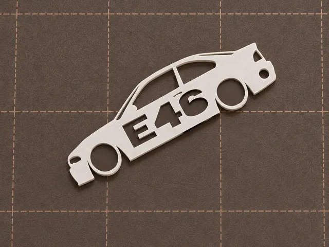 bmw e46 coupe keychain