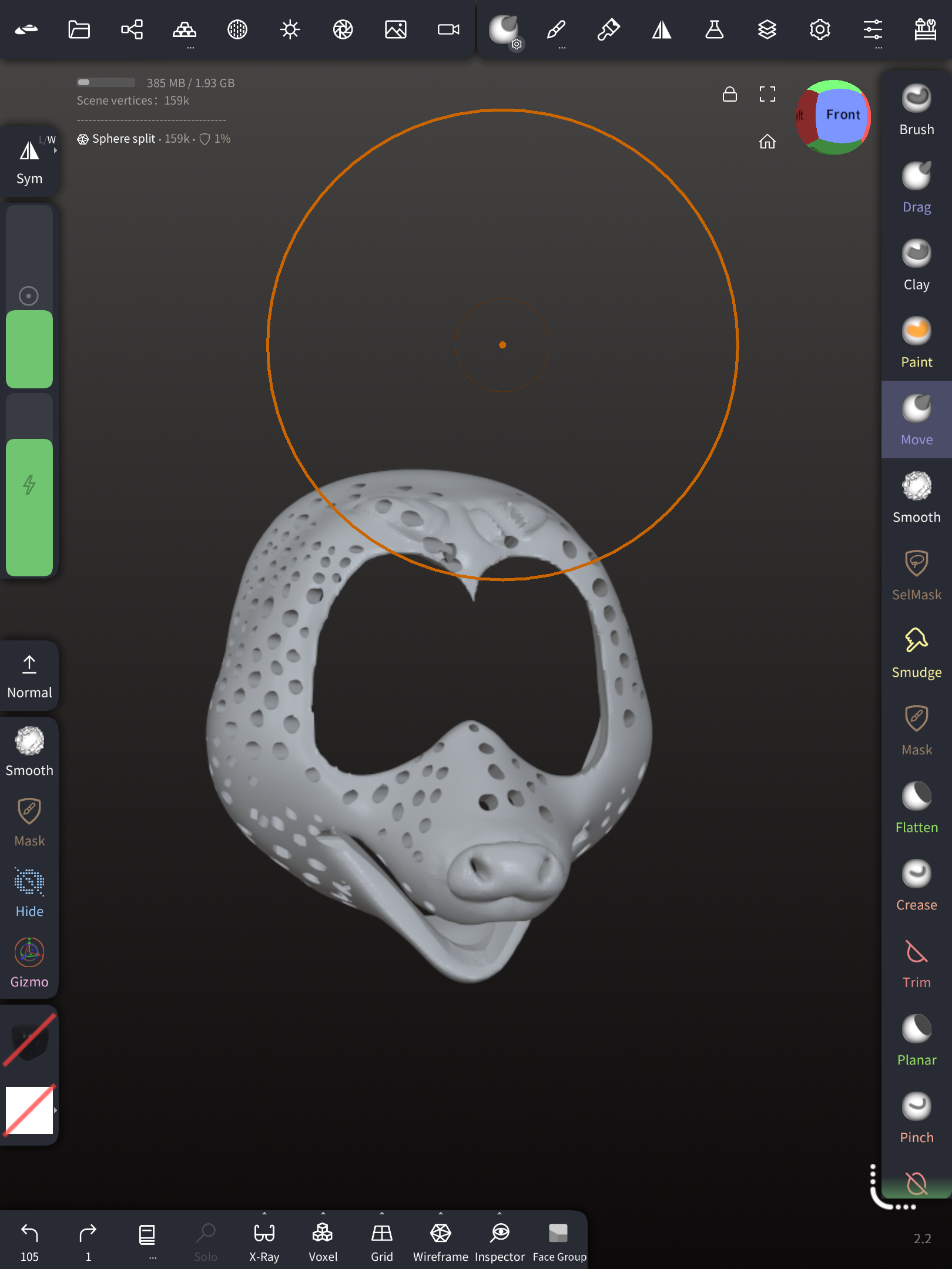 Hedgehog Fursuit head base