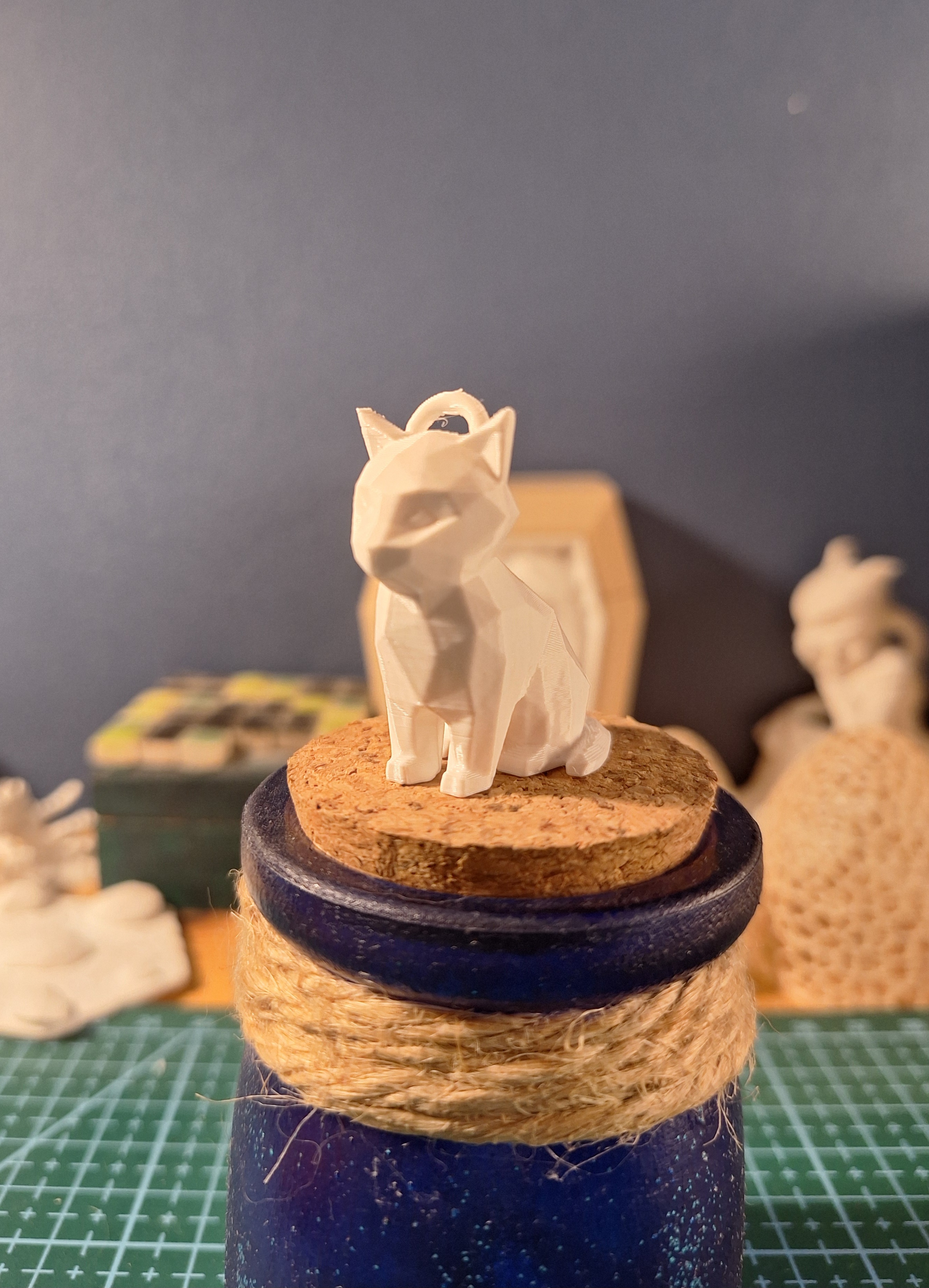 Miniatura 4 do modelo 3D Low poly animals keychains