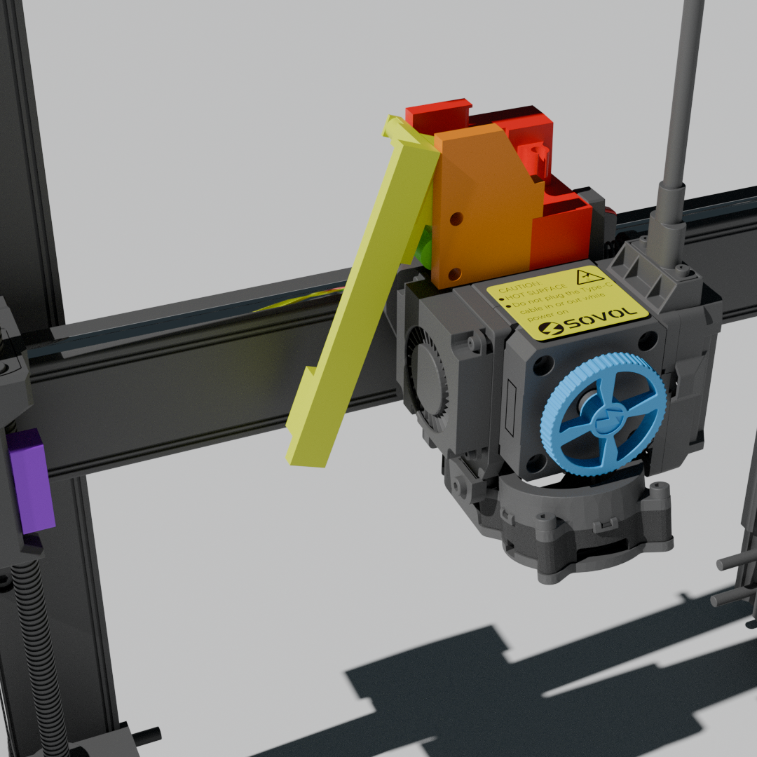 Sovol SV06 ACE (Plus) filament cutter
