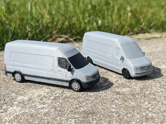 Mercedes-Benz Sprinter Van - 1:87 Scale by Joce GRZ | Download free STL ...