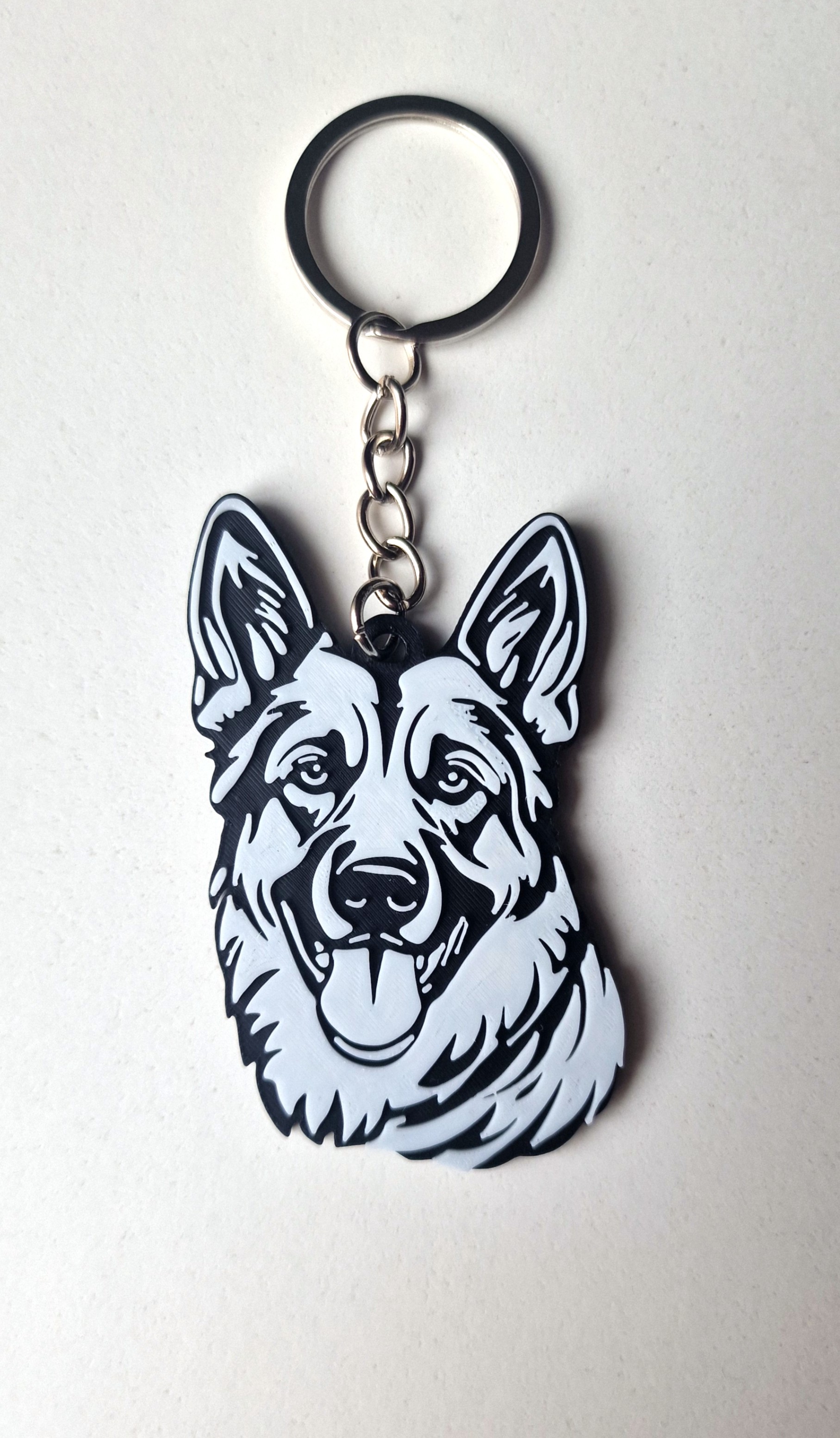 German Shepherd keychain