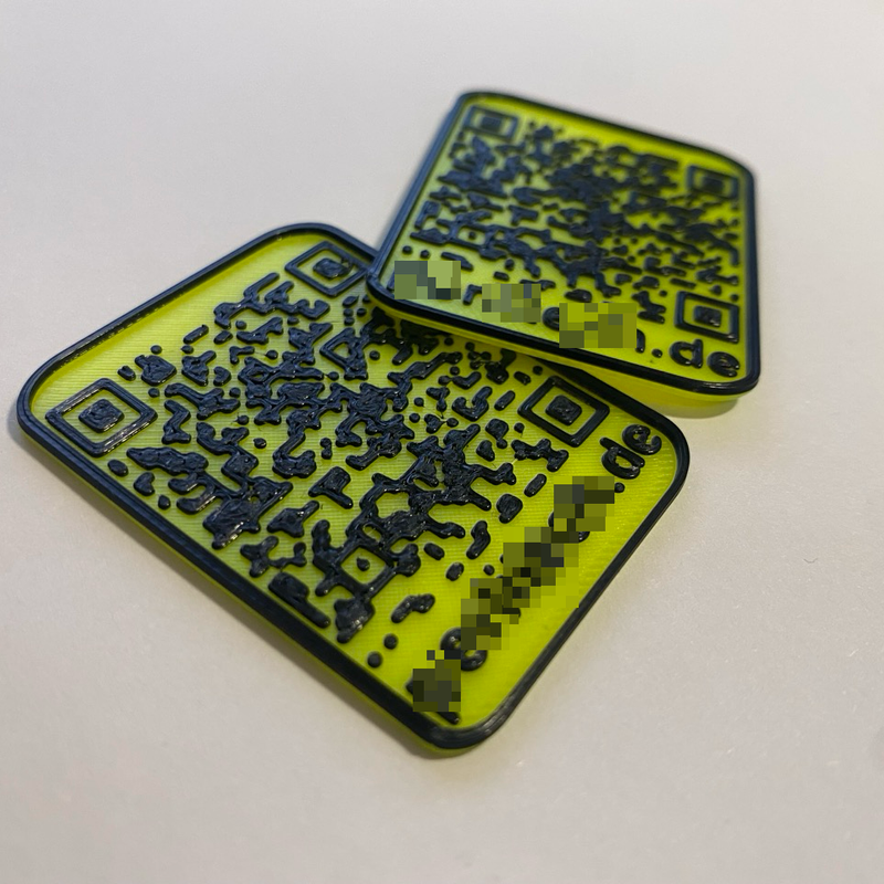 3D Printed QR Code Tokens for Events and Giveaways by joshivince