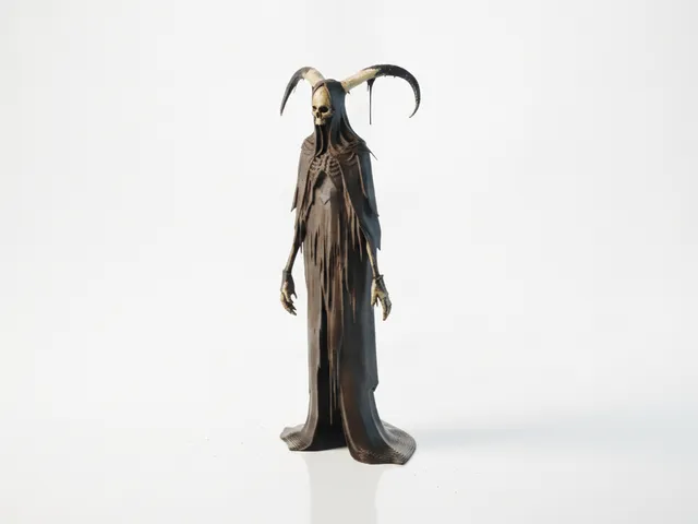 Grim Reaper Figurine Fantasy Mythology 3D Printable
