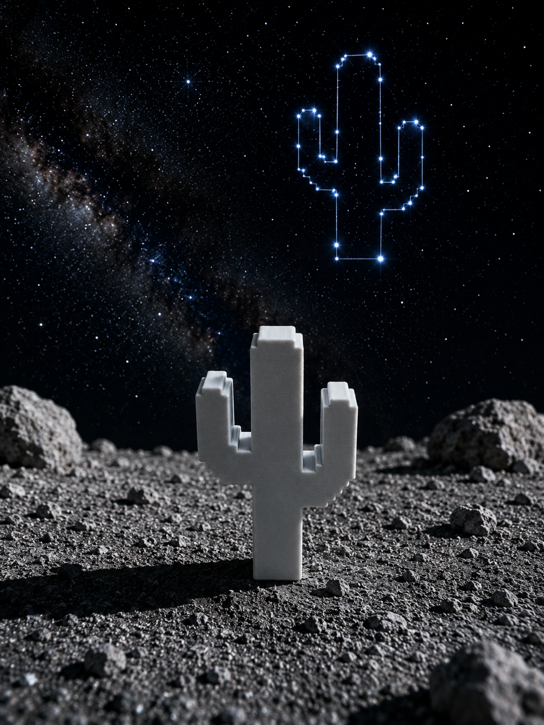 No Internet Dino Cactus - 73mm
