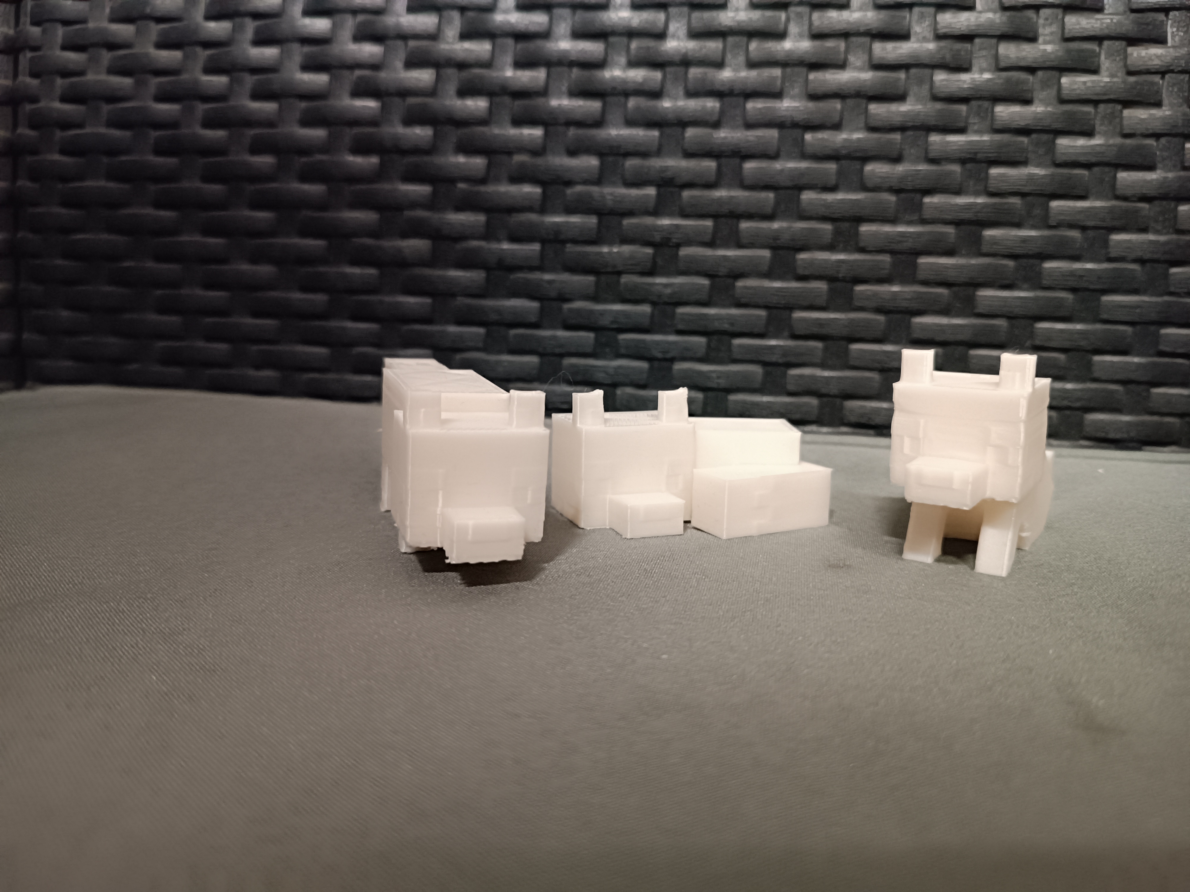 Miniatura 5 do modelo 3D Fox Minecraft