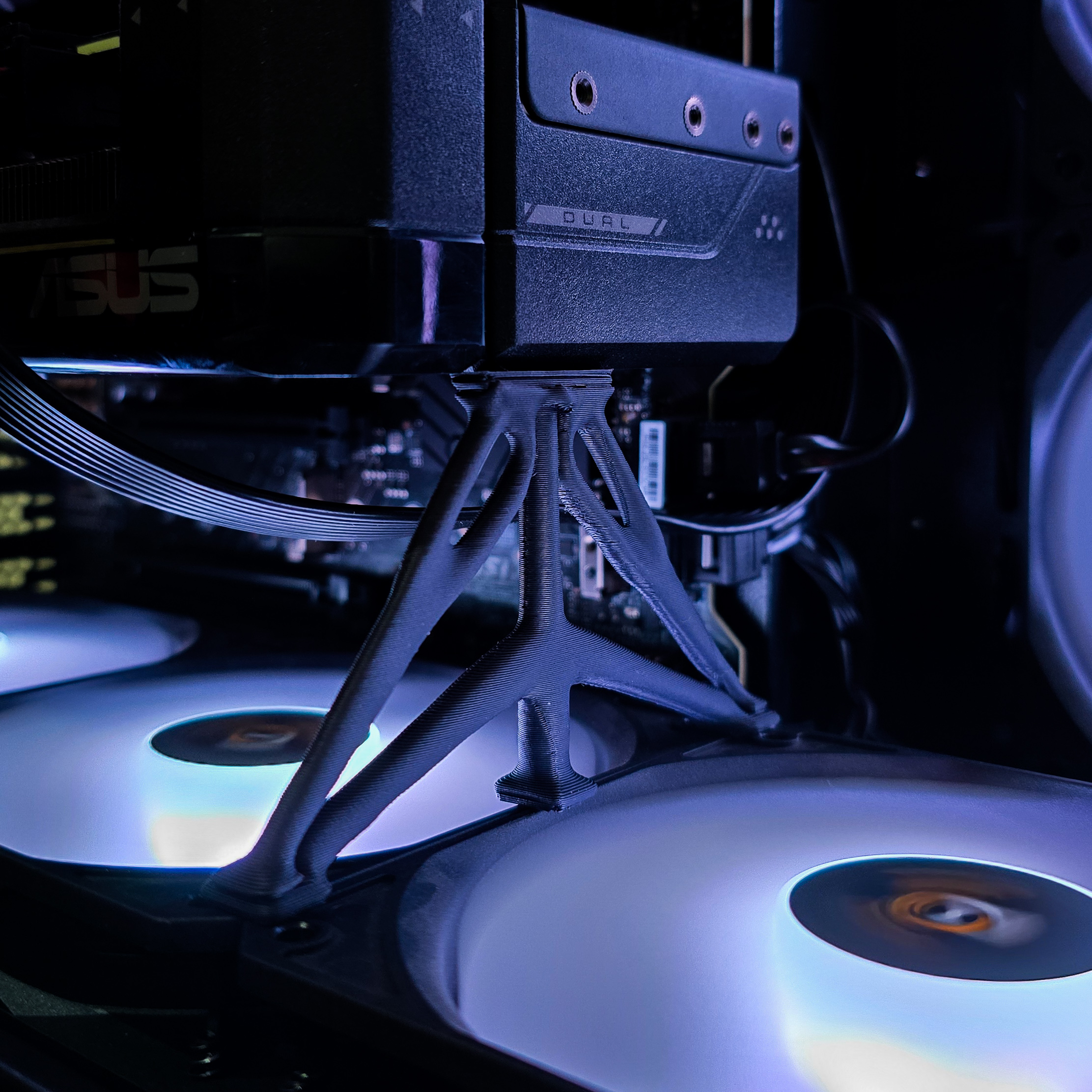 GPU support for fish tank cases