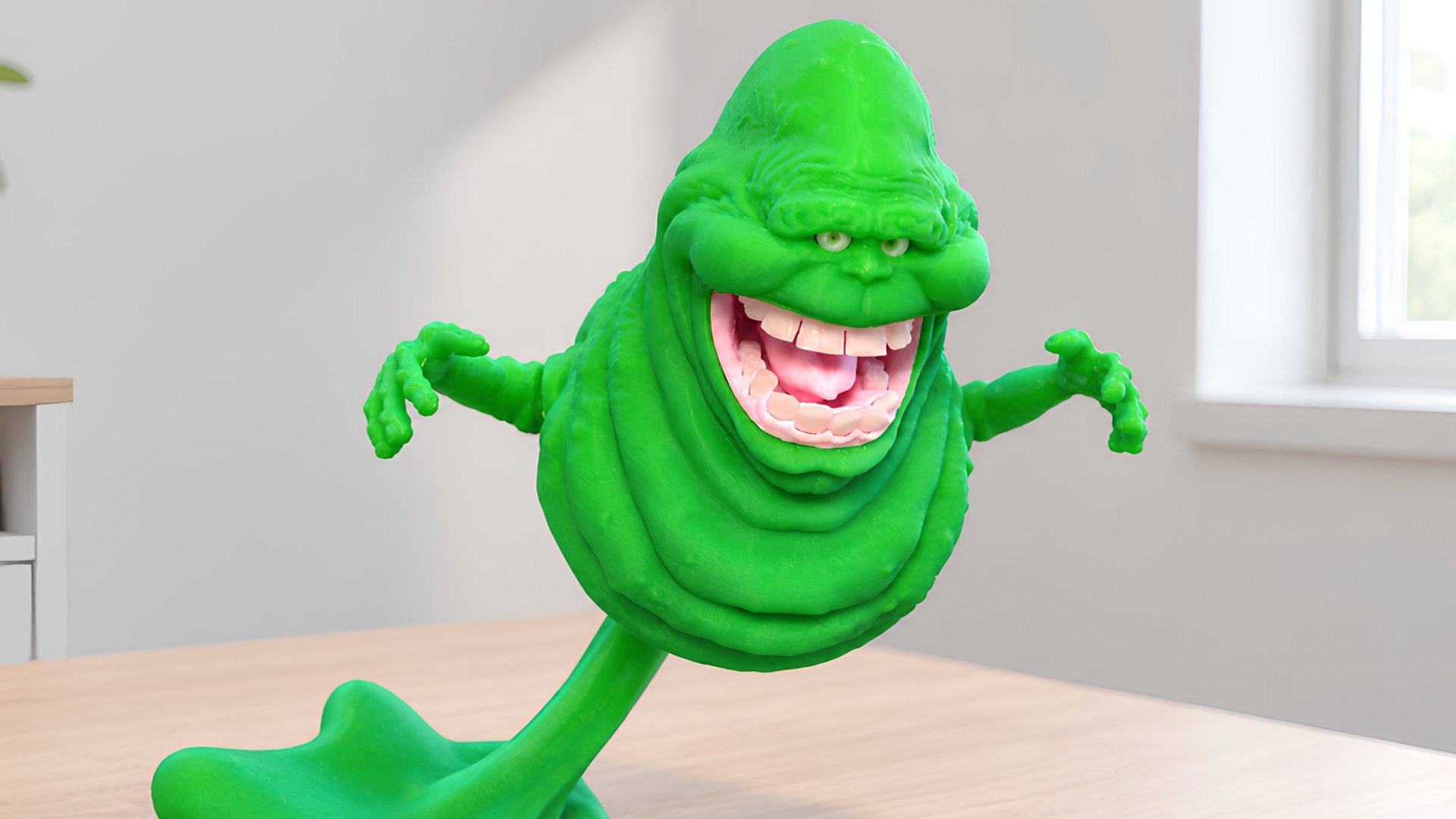 Ghostbusters Slimer Posable Eye / Arms / Body (No AMS)