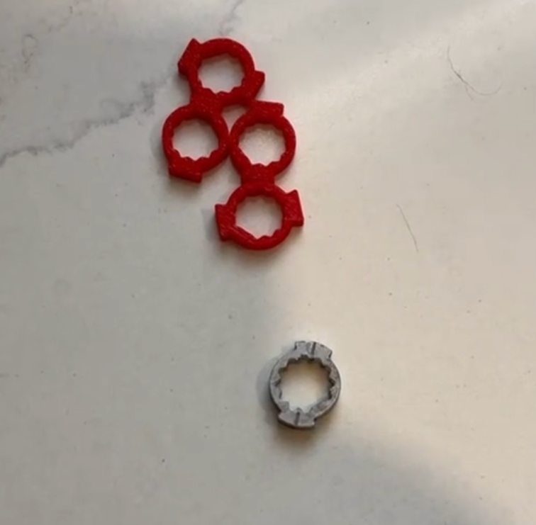 Pfister 974-283 / 974-285 Cartridge Handle Stop (Customizable OpenSCAD Model)