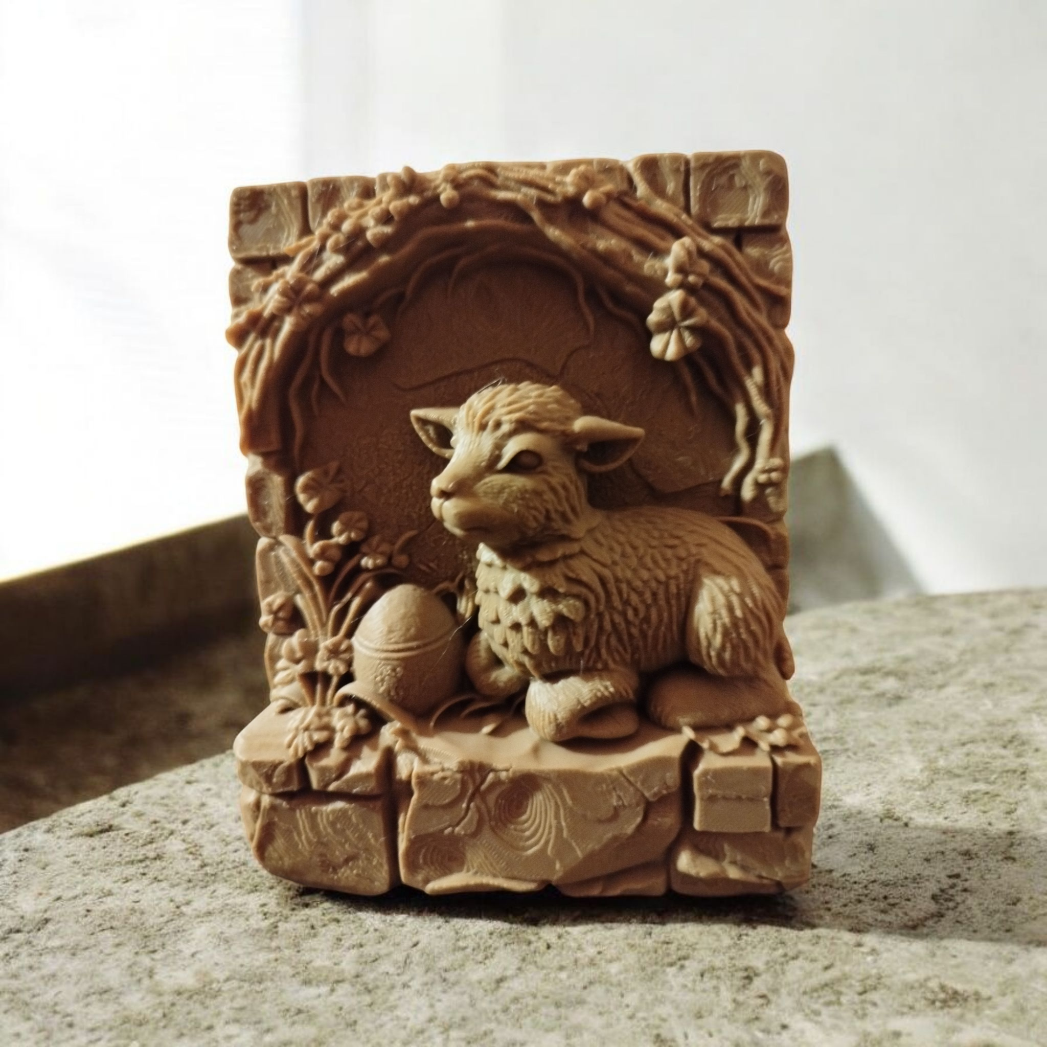 Lamb in Spring Silence – Easter Lamb Relief