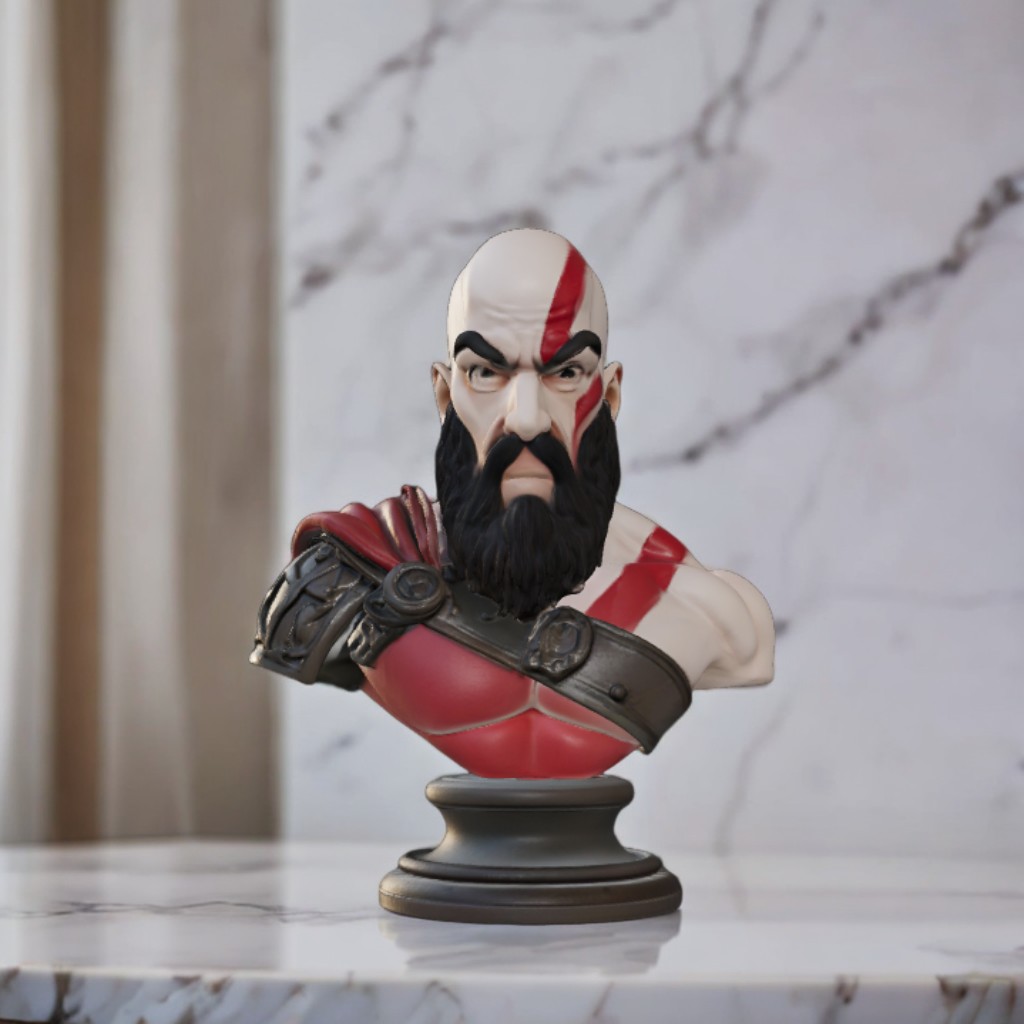 Bust Kratos (God of War)