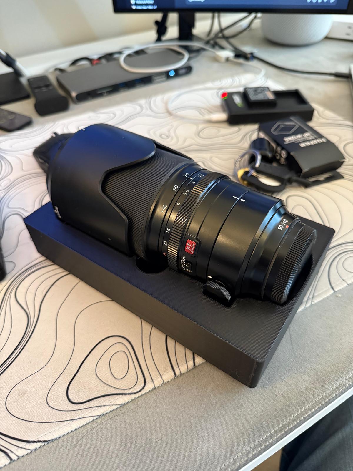 Fujifilm 50-140mm f/2.8 R Lm OIS WR Gridfinity Shadowbox 3Lx4Wx6H