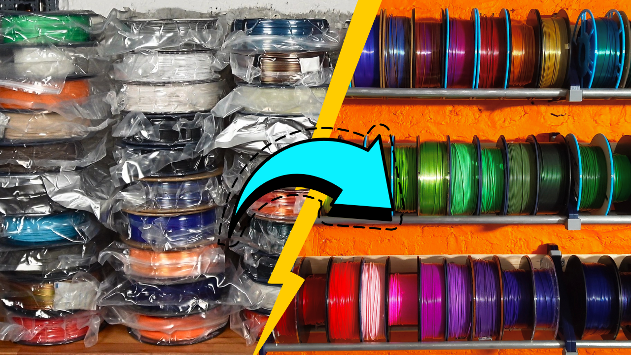 RepRack Remix - Stronger and simplified for 3D printing