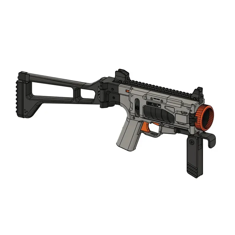Greedy Wolf 727 (55mm/40mm Grenade Nerf Blaster) *Stl file