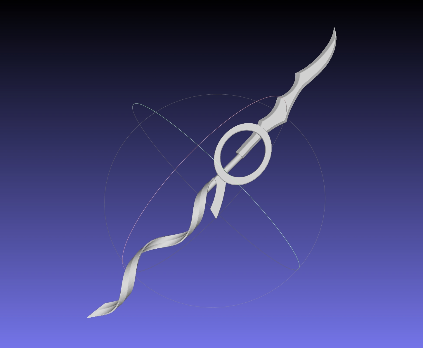 Fate Grand Order Ereshkigal Sword Printable Assembly