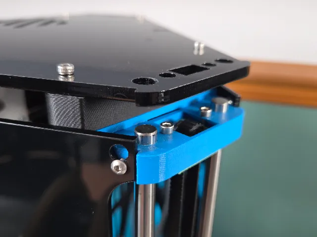 Custom Lid Riser for RepRap Fisher Delta 3D Printer