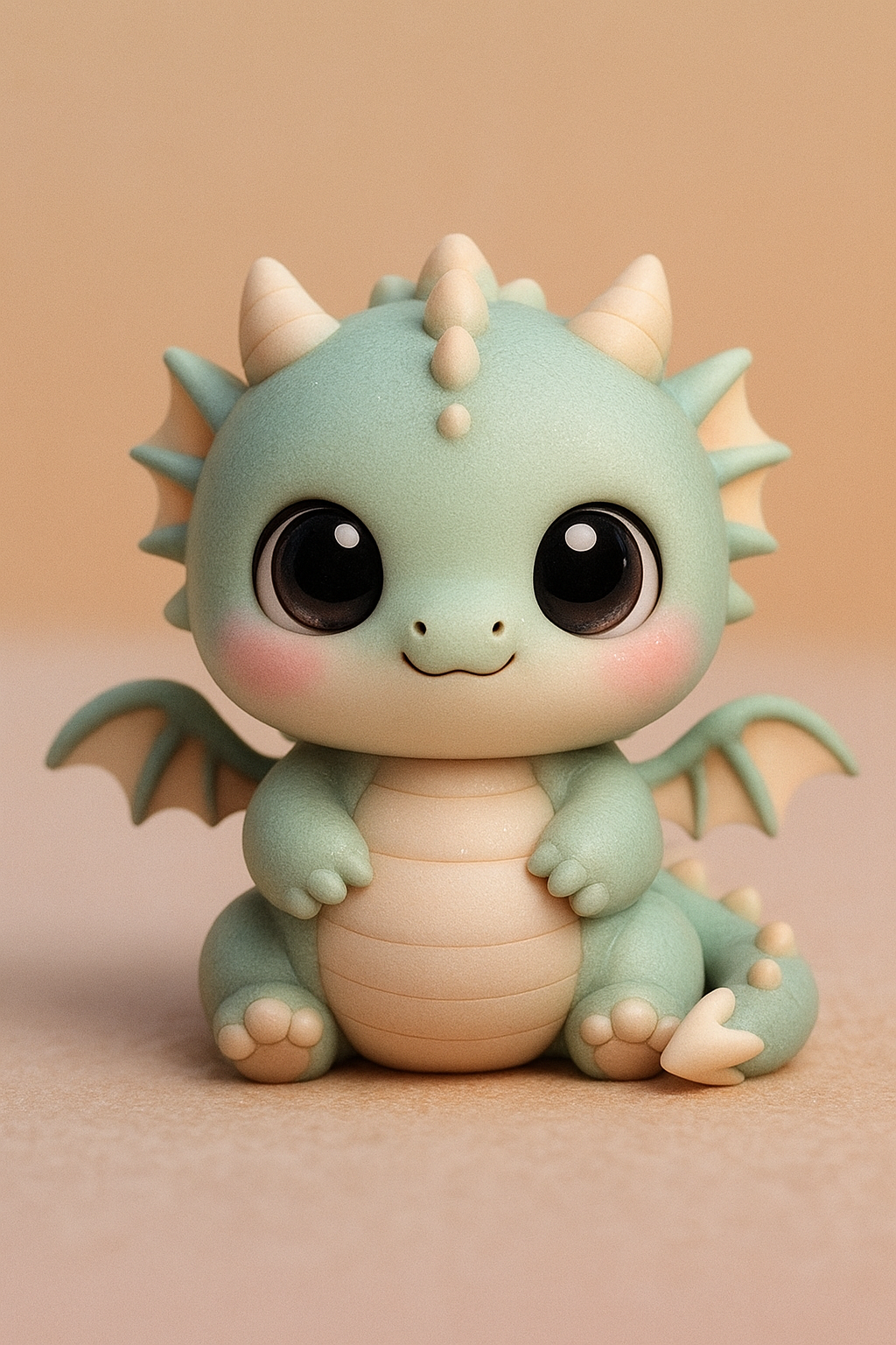 Cute big-eyed dragon.