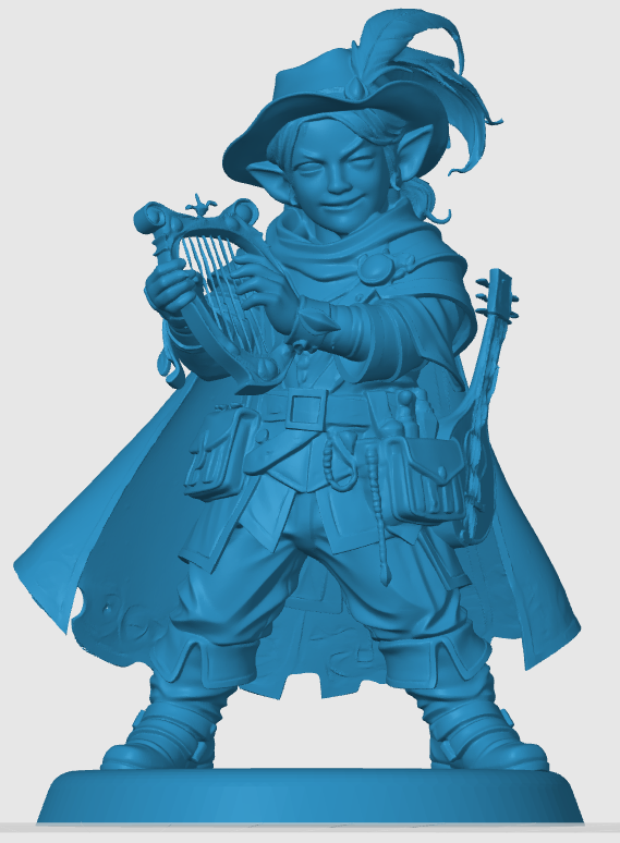 Miniatura 5 do modelo 3D Gnome Bard