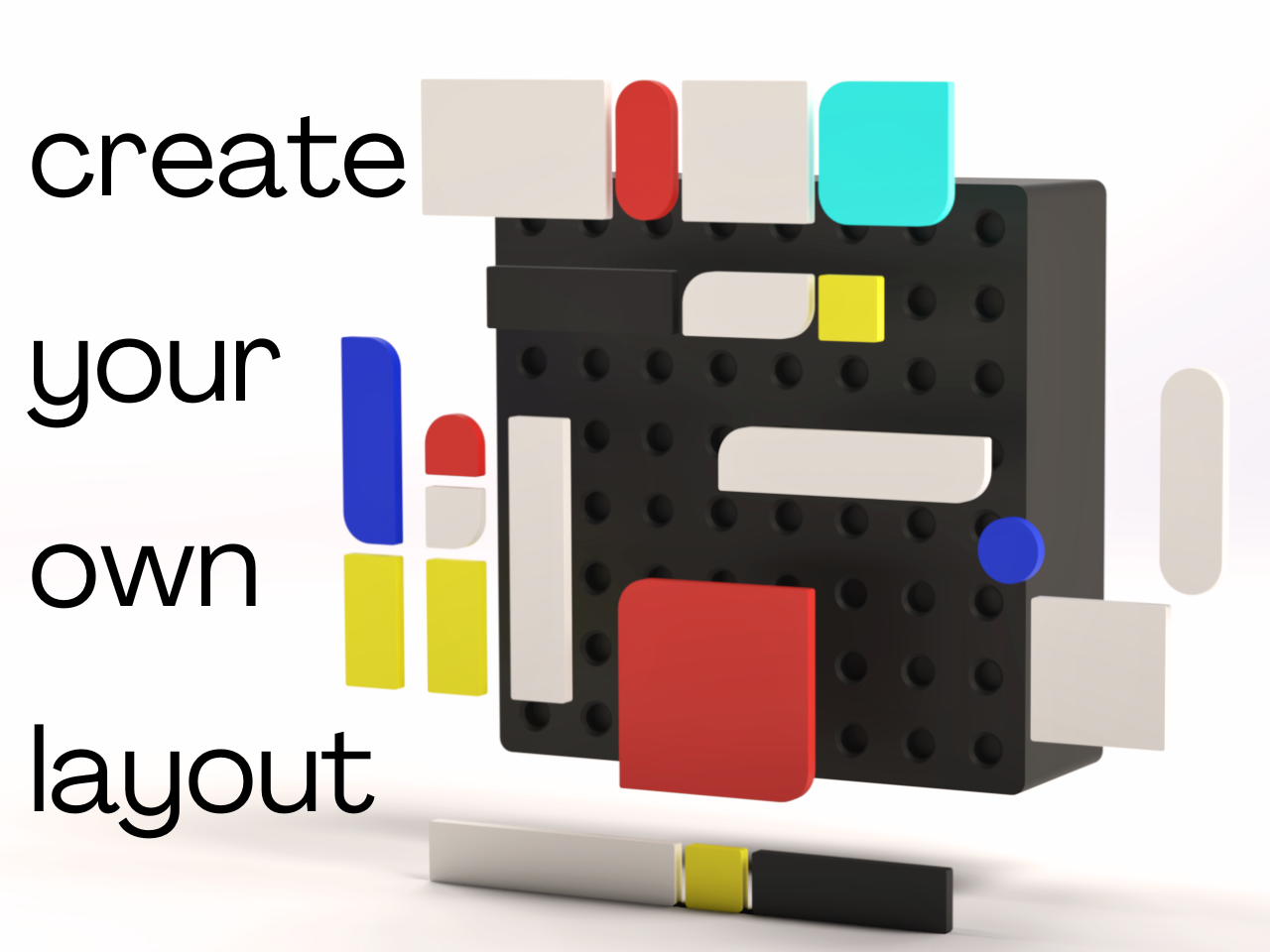 Miniatura 3 do modelo 3D Customizable Mosaic Tile Grid