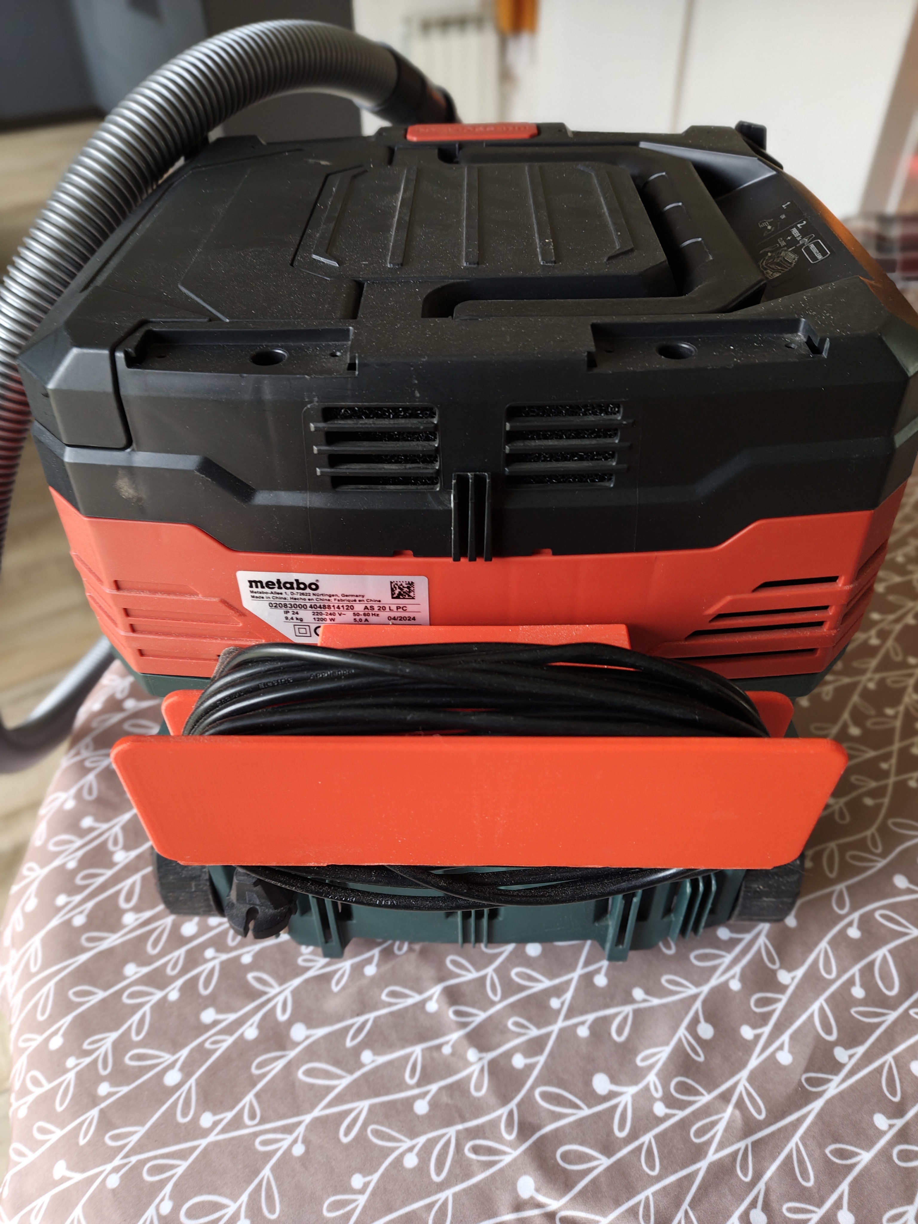 Electrical cable support for Metabo AS20