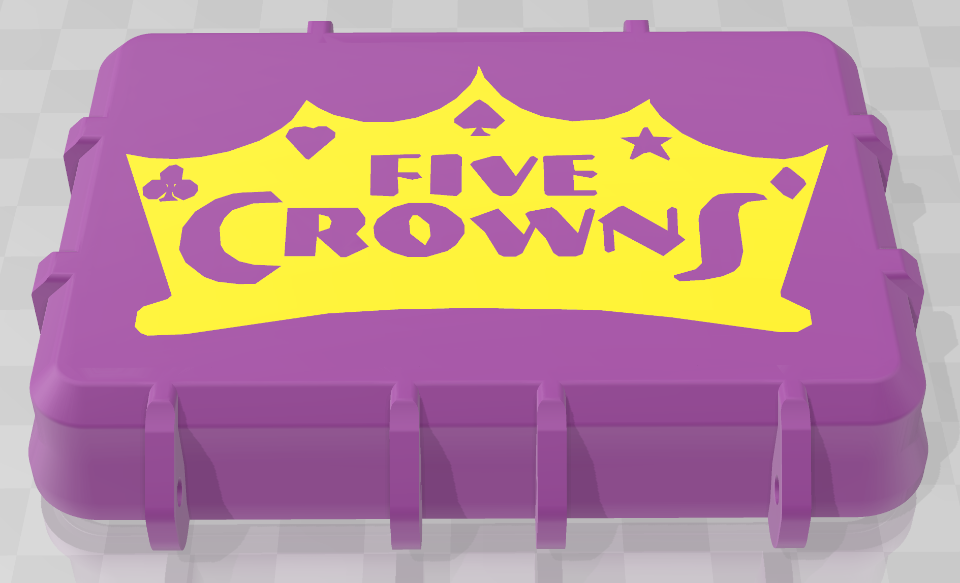 Five Crowns Box Lid