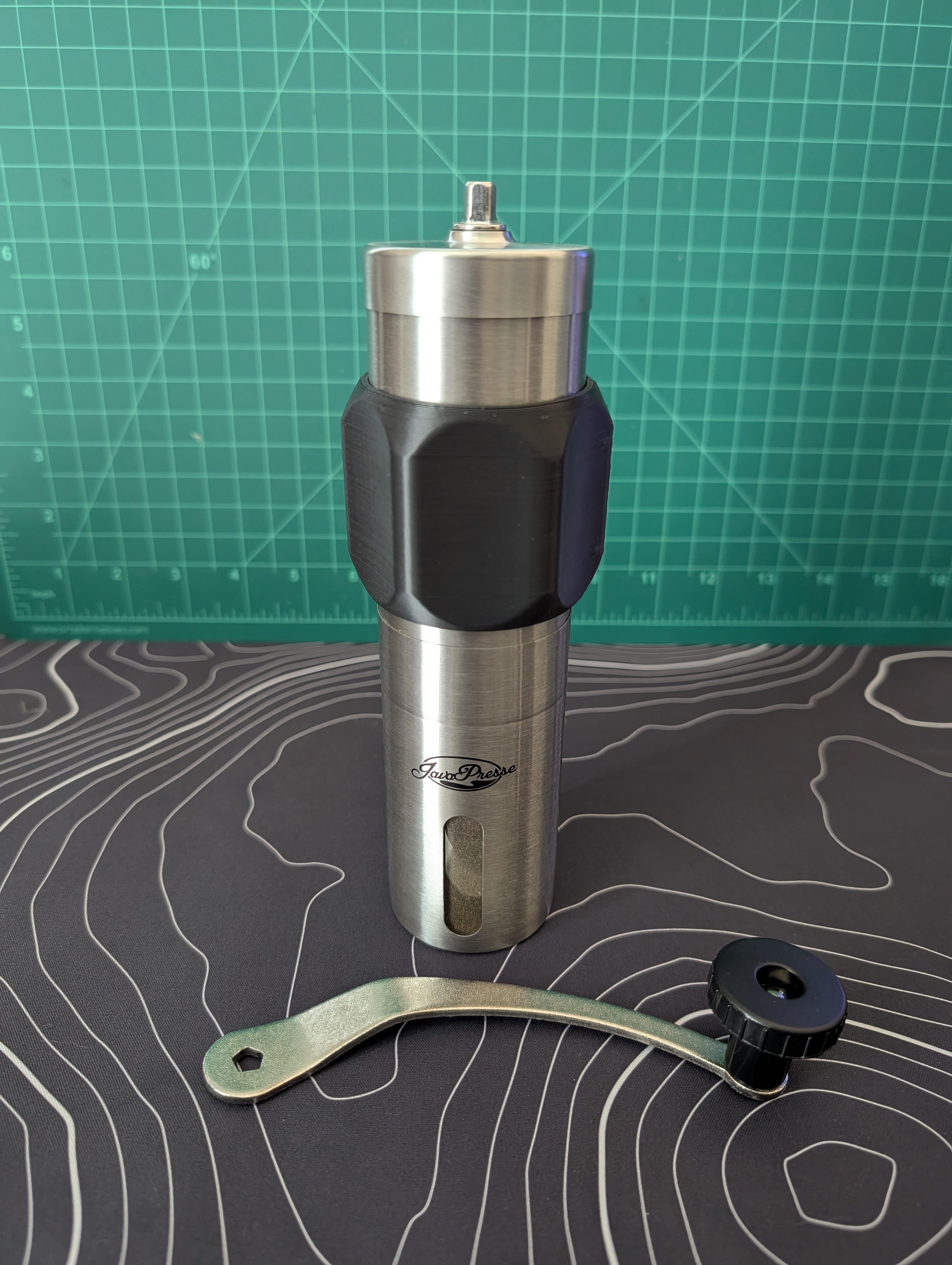 Grip for JavaPresse manual burr grinder