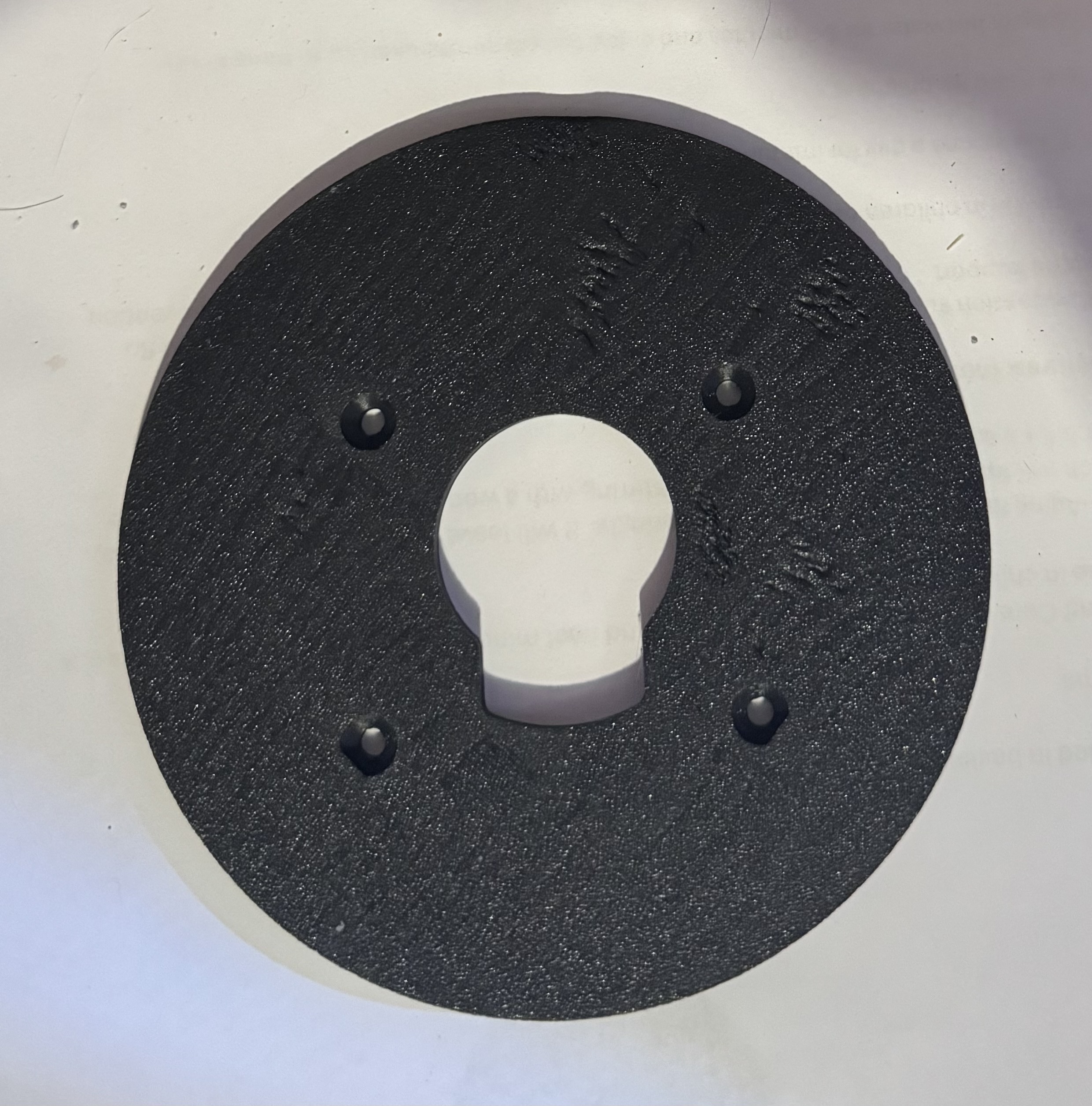 Bauer trim router base plate 5" V1.0