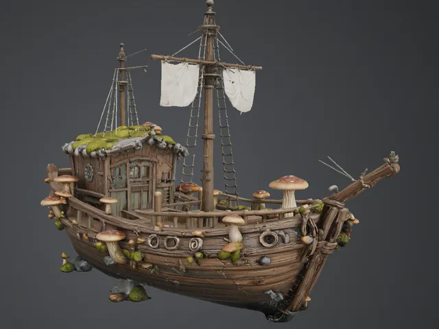 Mossy ship