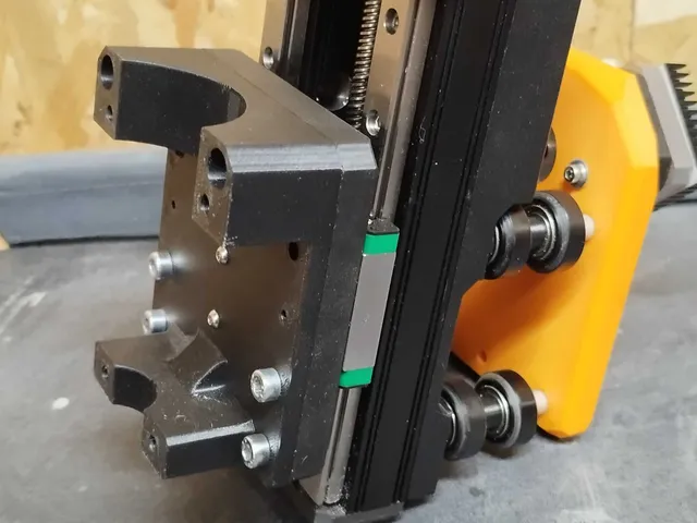 E3CNC 8 Wheels X Axis Plate
