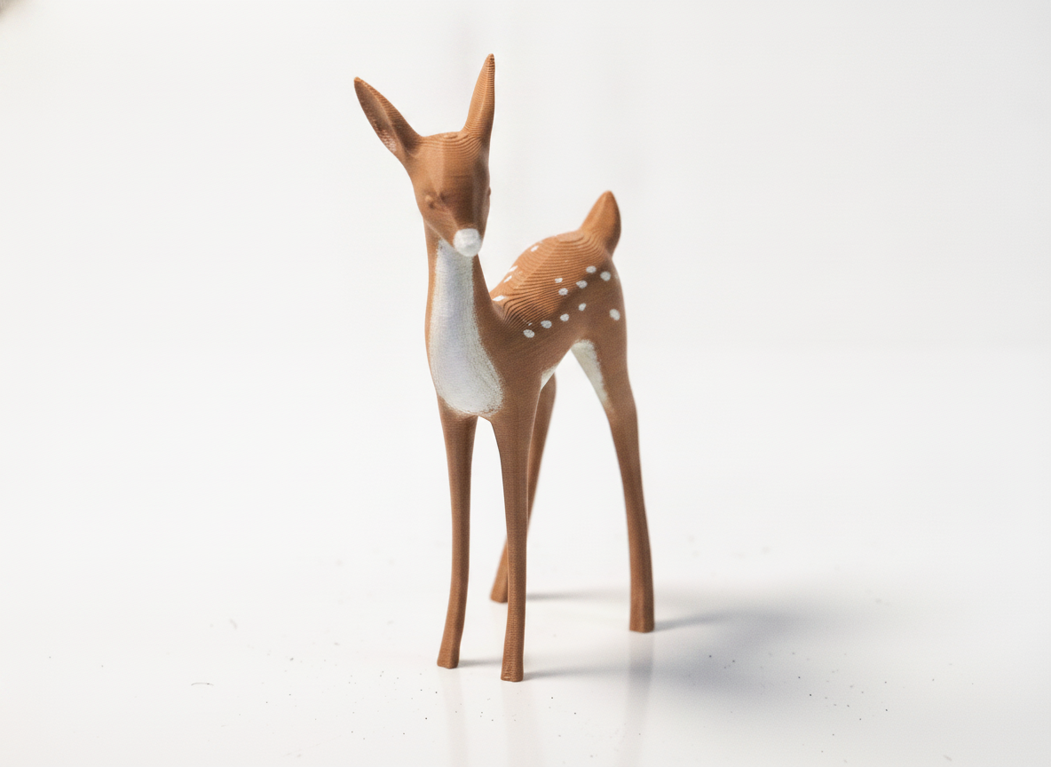 Marble Roe Deer Decorative Props