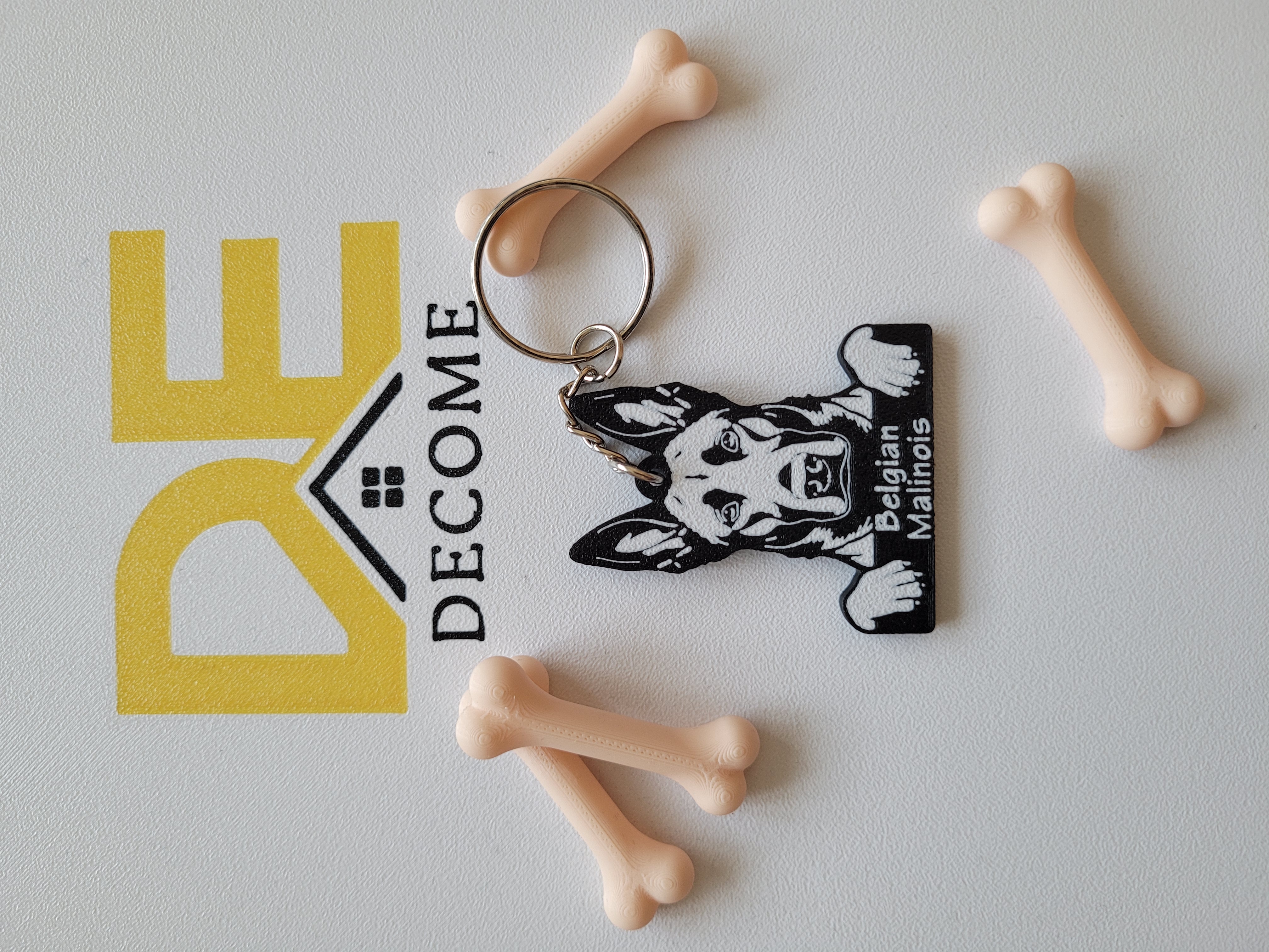 Belgian Malinois Keychain