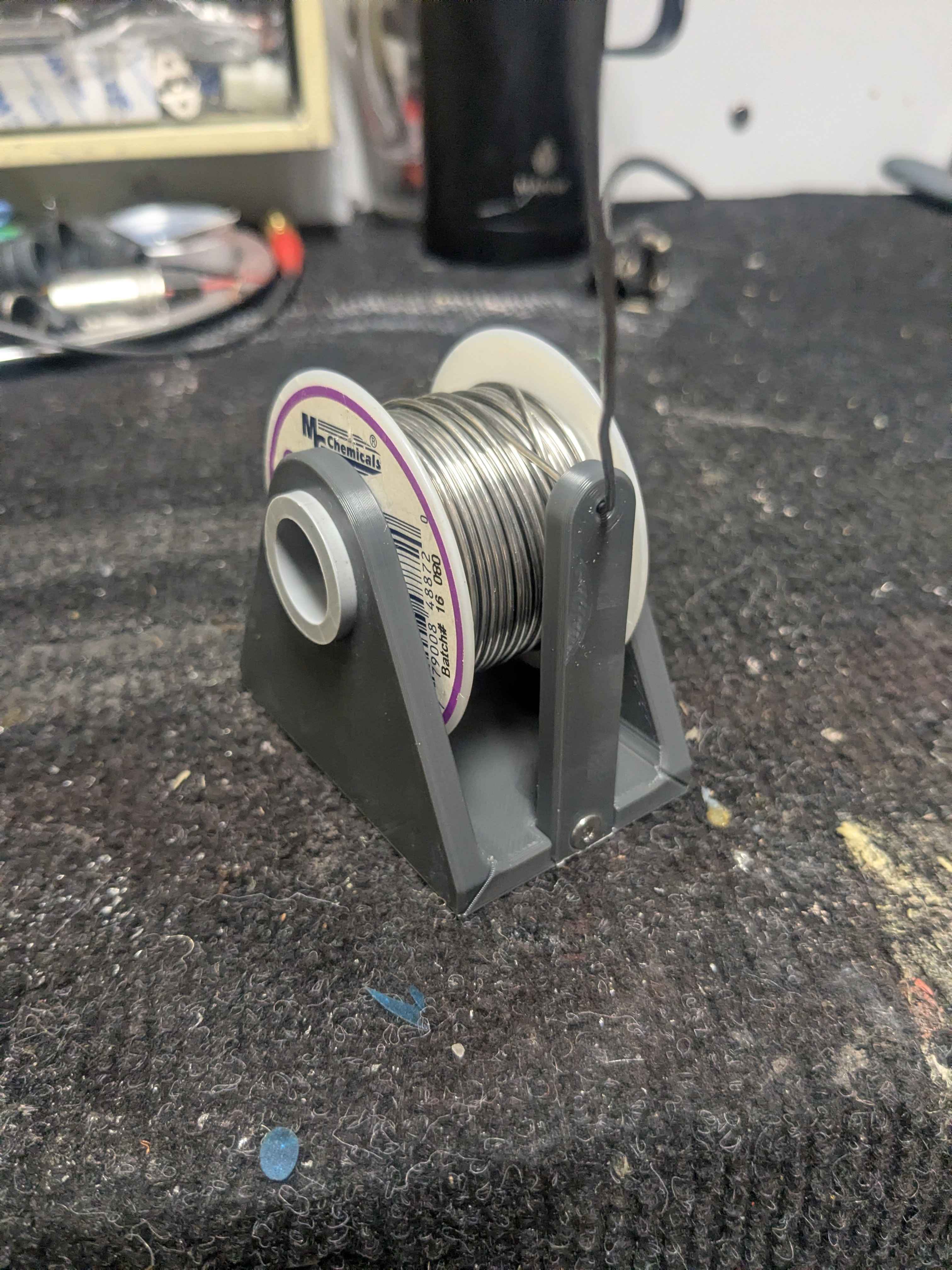 Magnetic Folding Solder Spool Holder