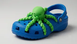 Articulated Octopus Crocs Clog Charm