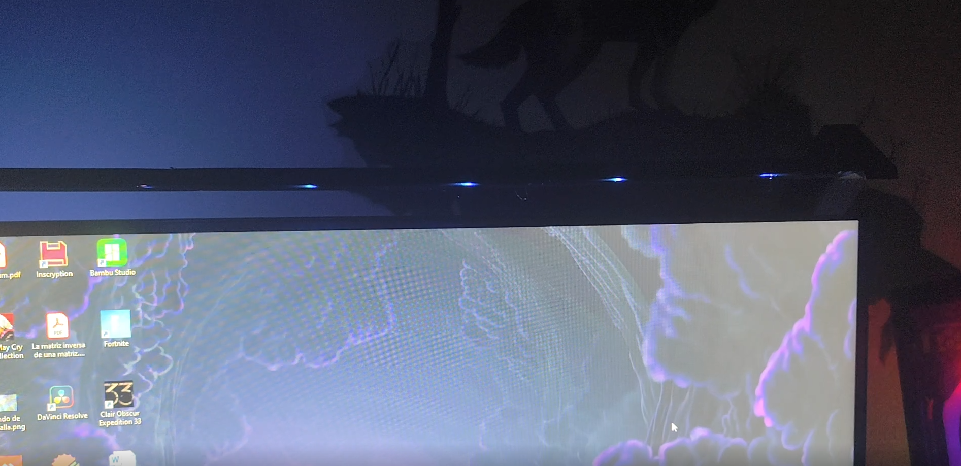 Monitor led light bar
