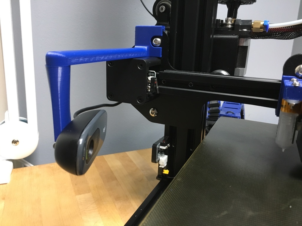 Ender 3 C270Z/C922X logitech webcam mount