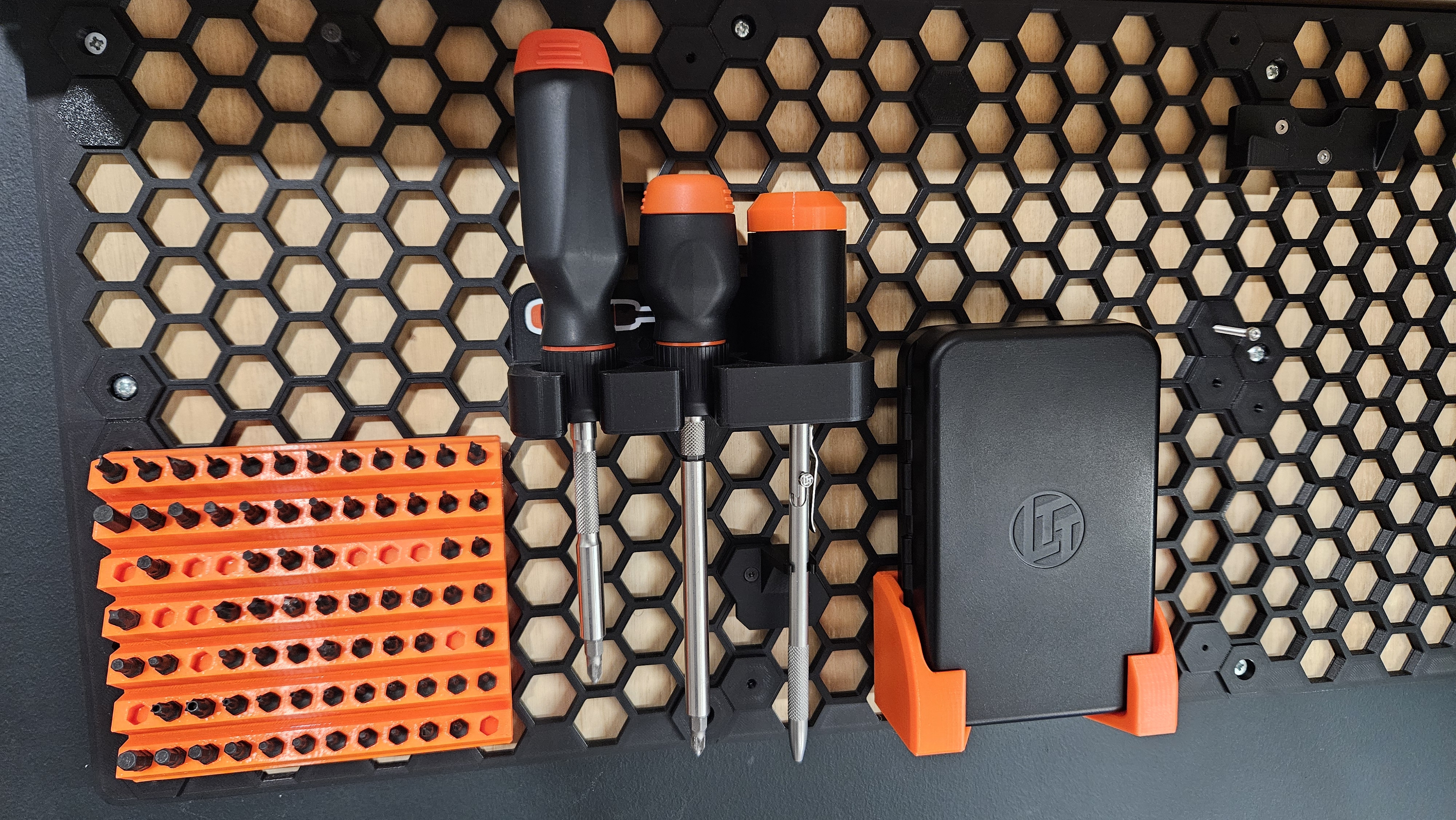 LTT Precision screwdriver bit set holder for Honeycomb Wall storage (HSW)