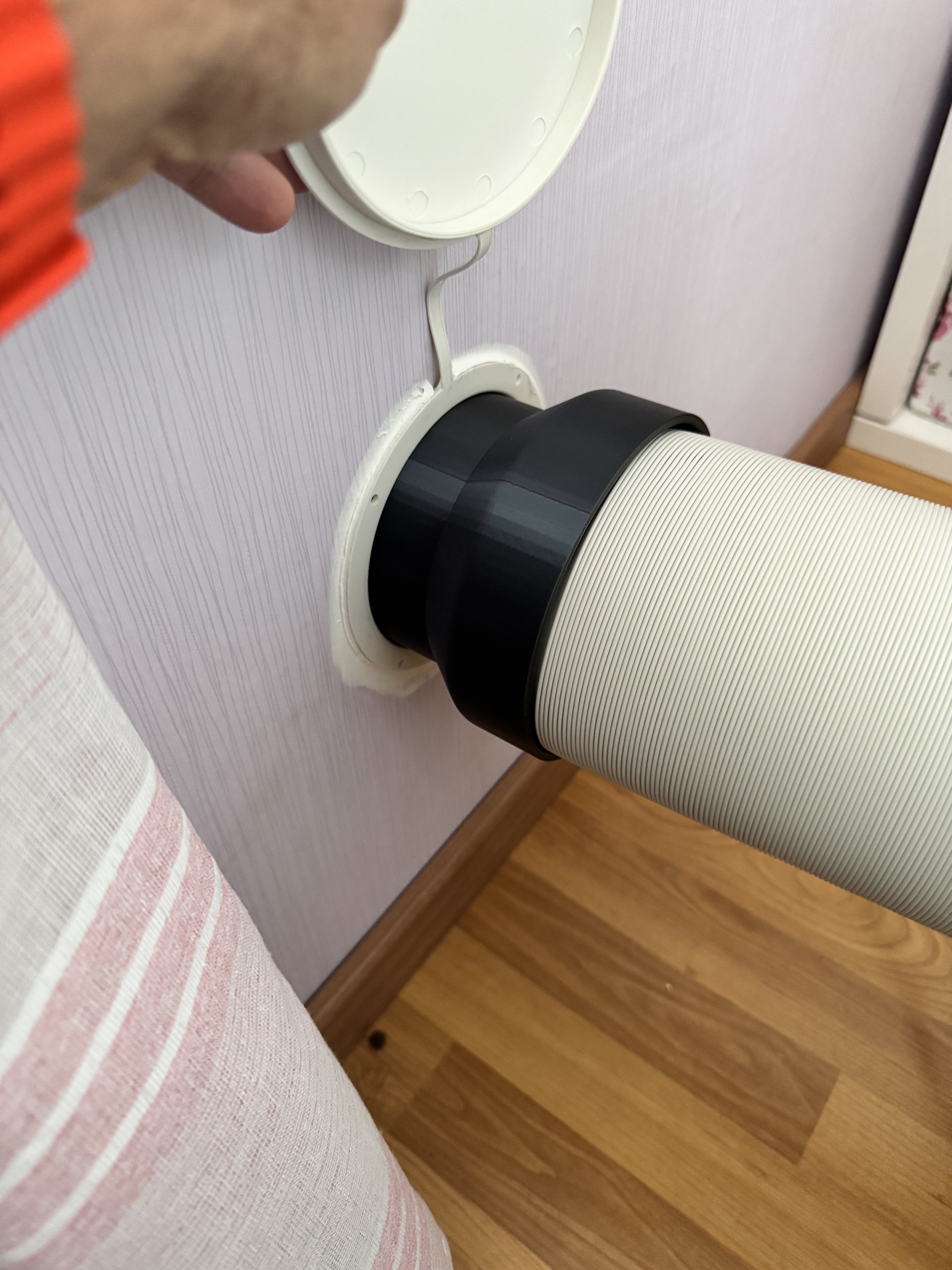 Abluftschlauch Klimaanlage 150/125 mit Gewinde