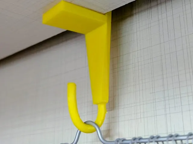 Shelf back hook