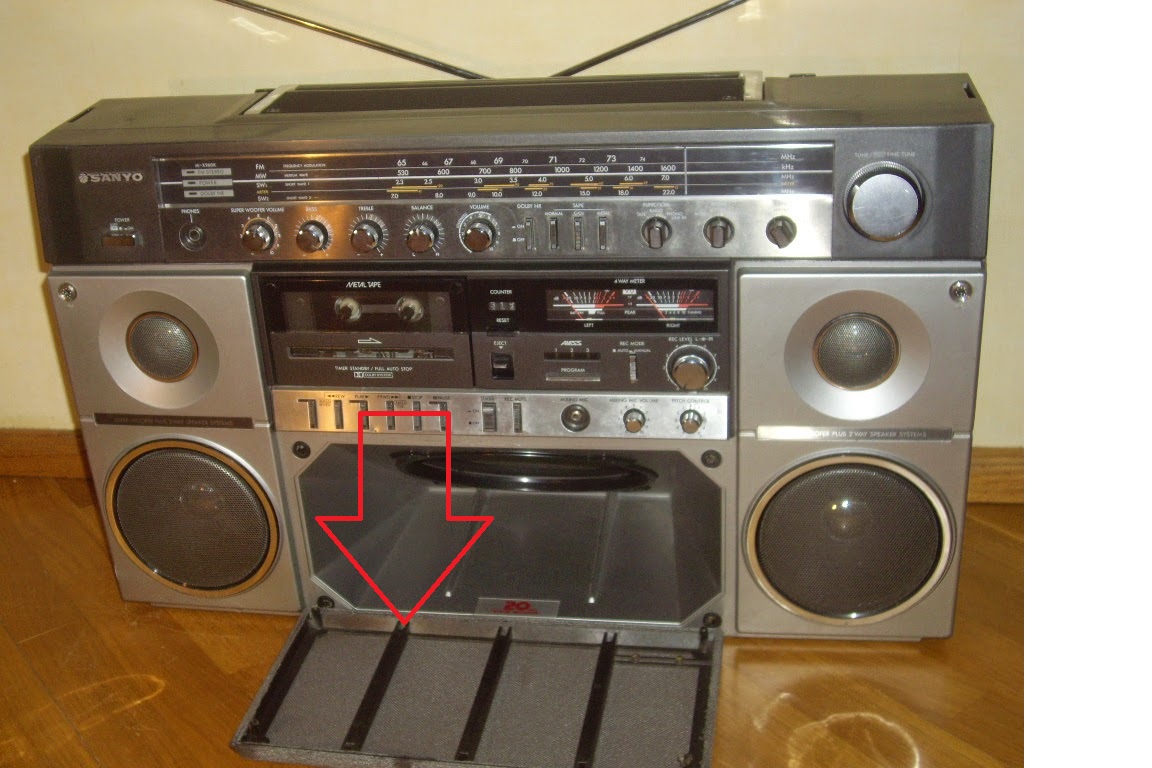 SubWoofer frame for old boombox Sanyo M-X960K