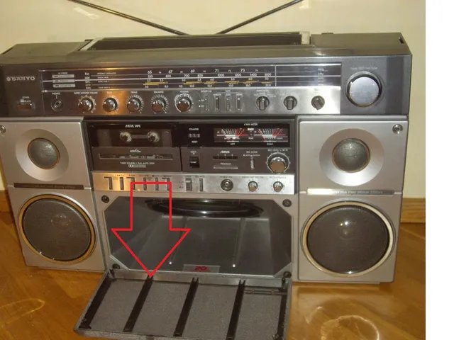SubWoofer frame for old boombox Sanyo M-X960K