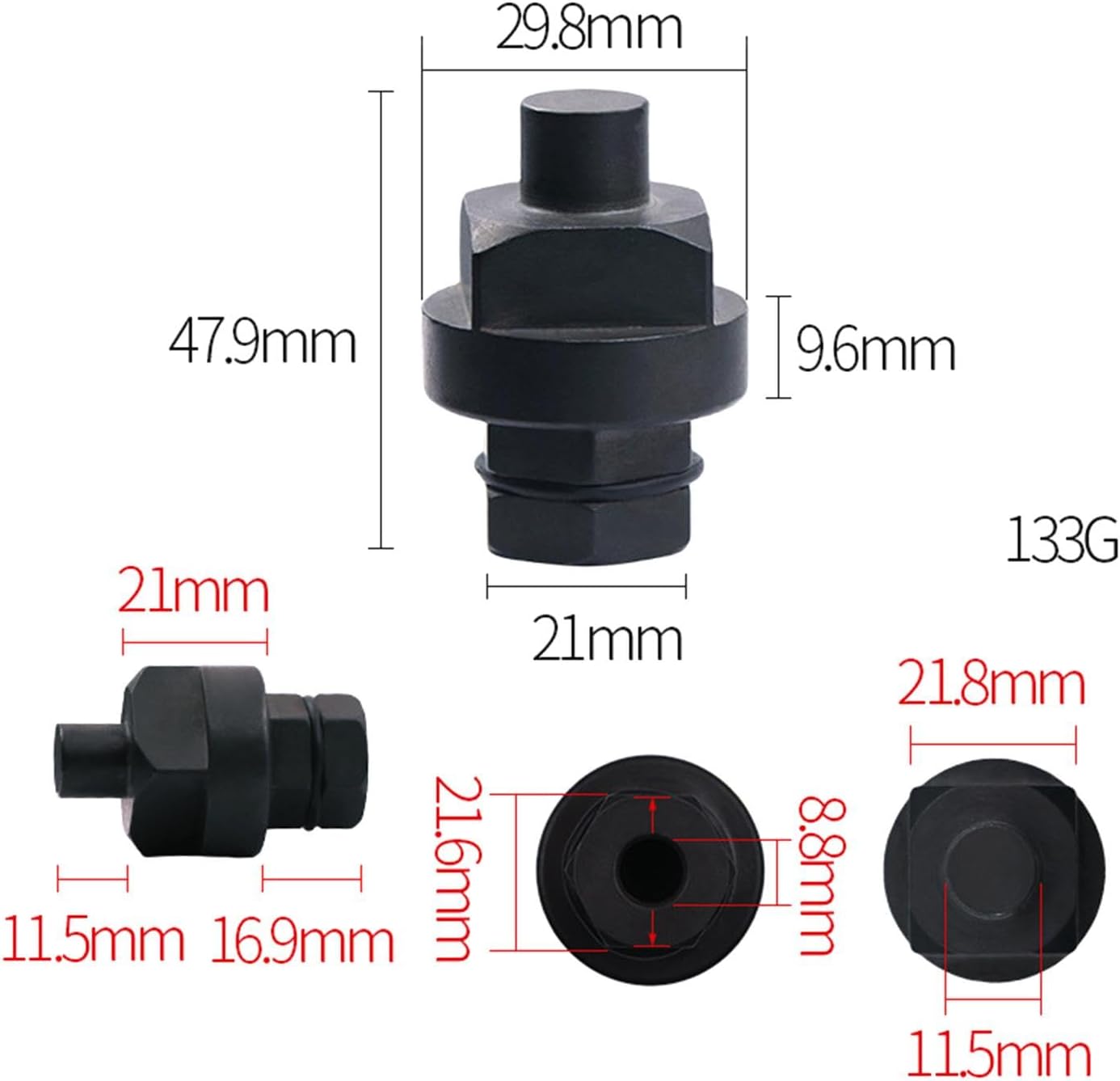 VW T40058 Crankshaft Turning Socket Tool