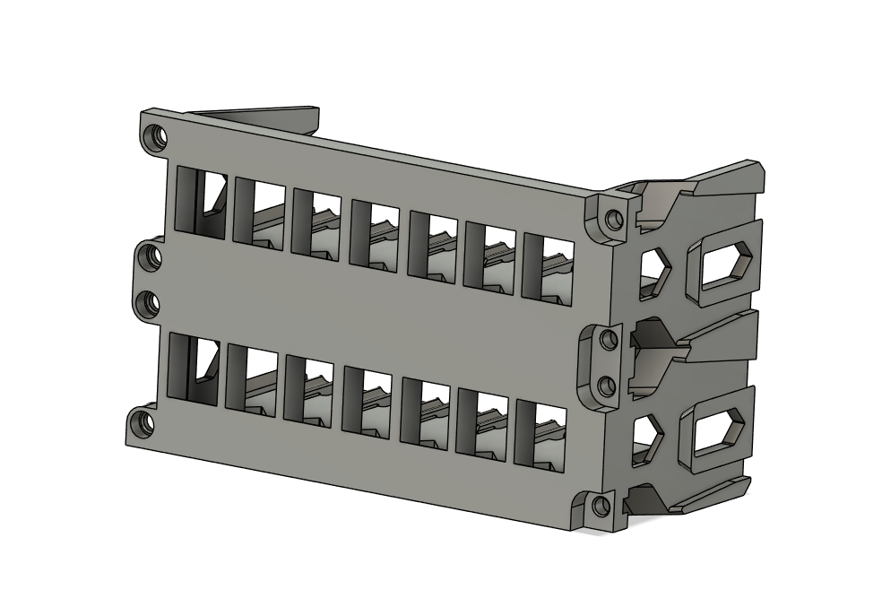 RJ45 Panel 2U Starter Panel