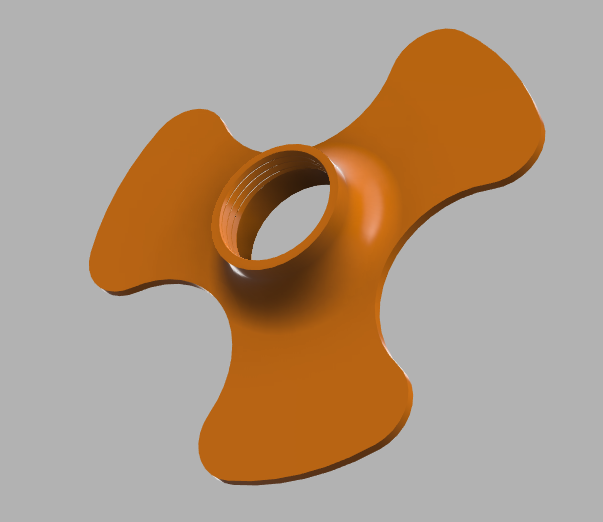 Gravity Spoolholder streamlined nut — miniatura 2