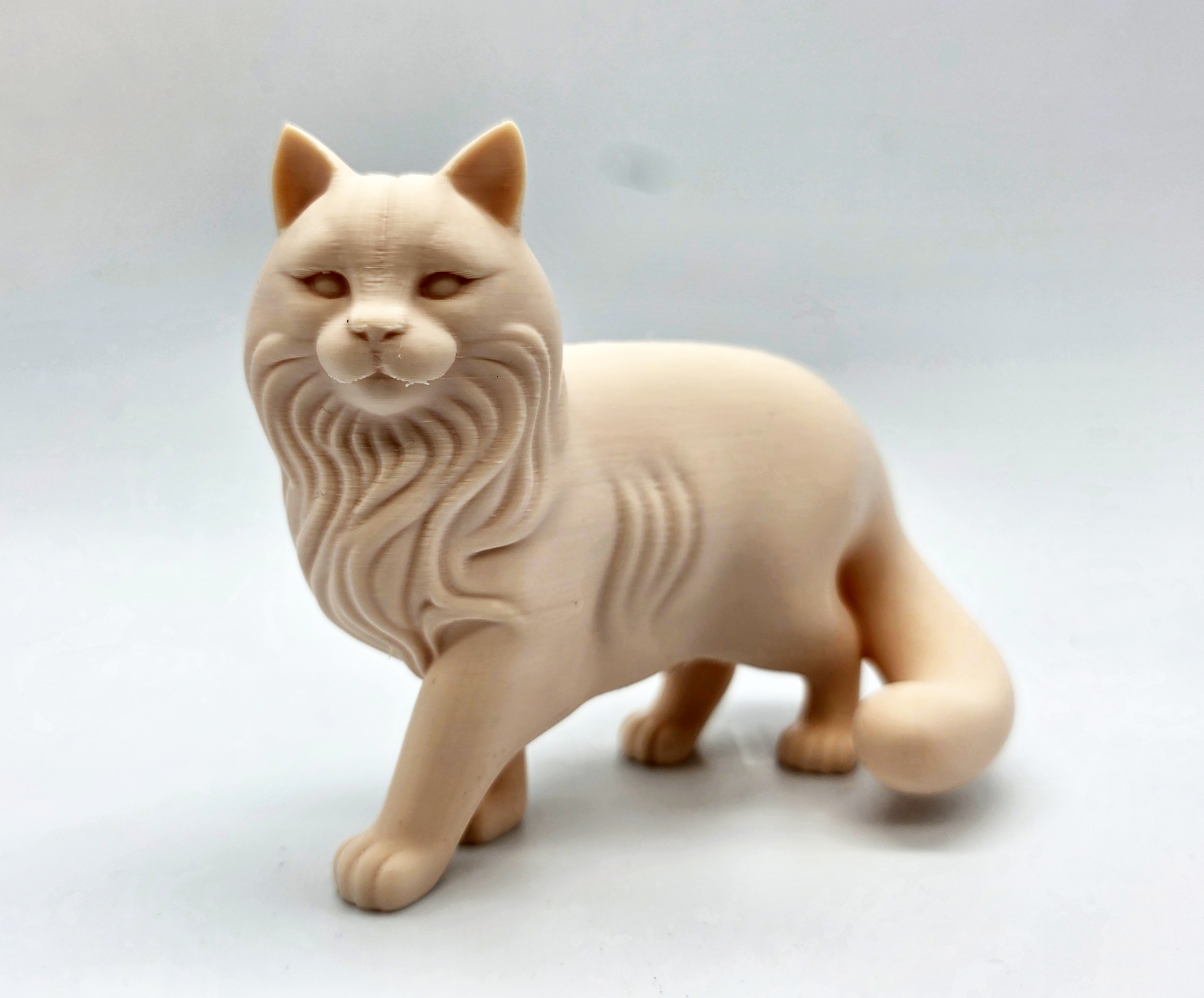 Marble Cat Statue